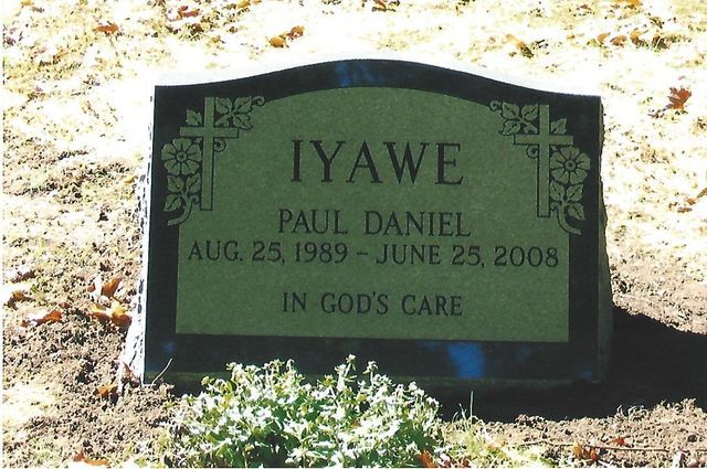 Slant Headstone — Natick Memorial Works