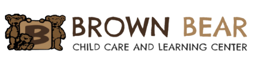 The logo for the brown bear child care and learning center