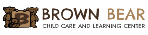 The logo for the brown bear child care and learning center