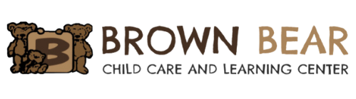 The logo for the brown bear child care and learning center