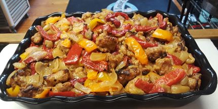 Sausage, Peppers & Onions