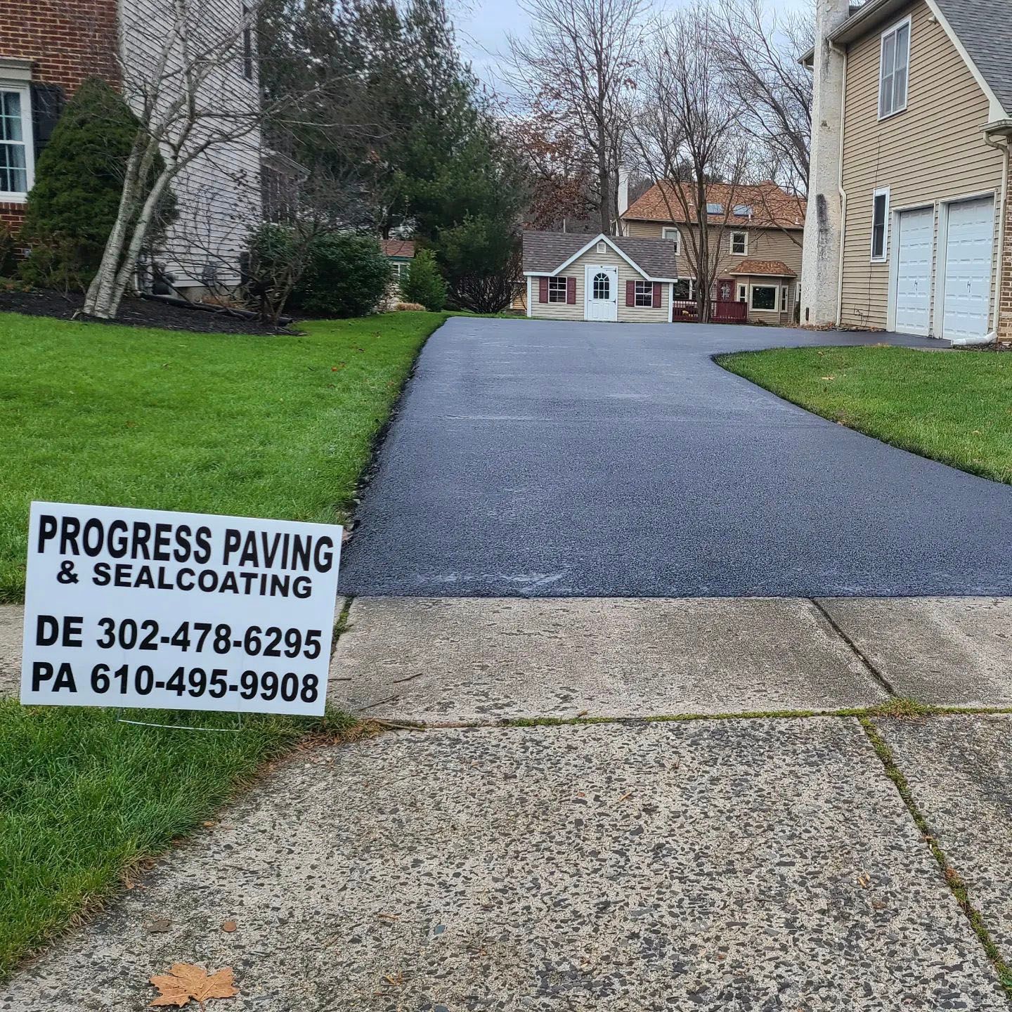Side Driveway — Wilmington, DE — Progress Paving and Sealcoating