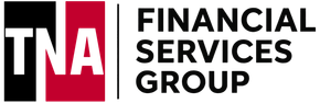 The logo for the financial services group is red and black