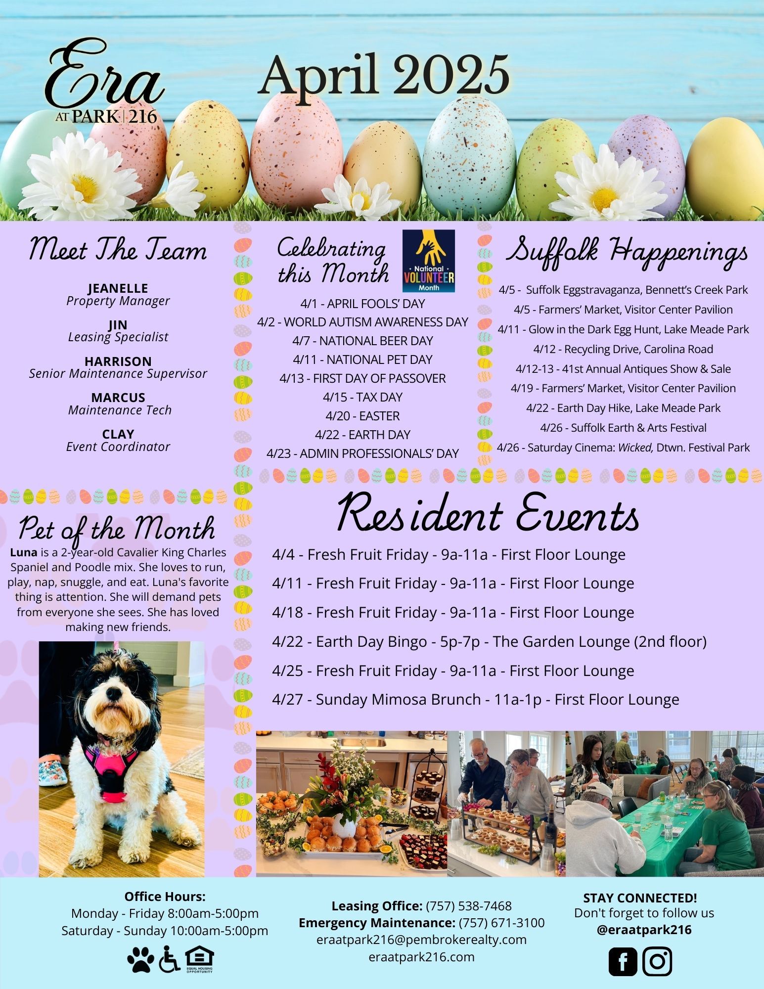 April 2025 Monthly Newsletter