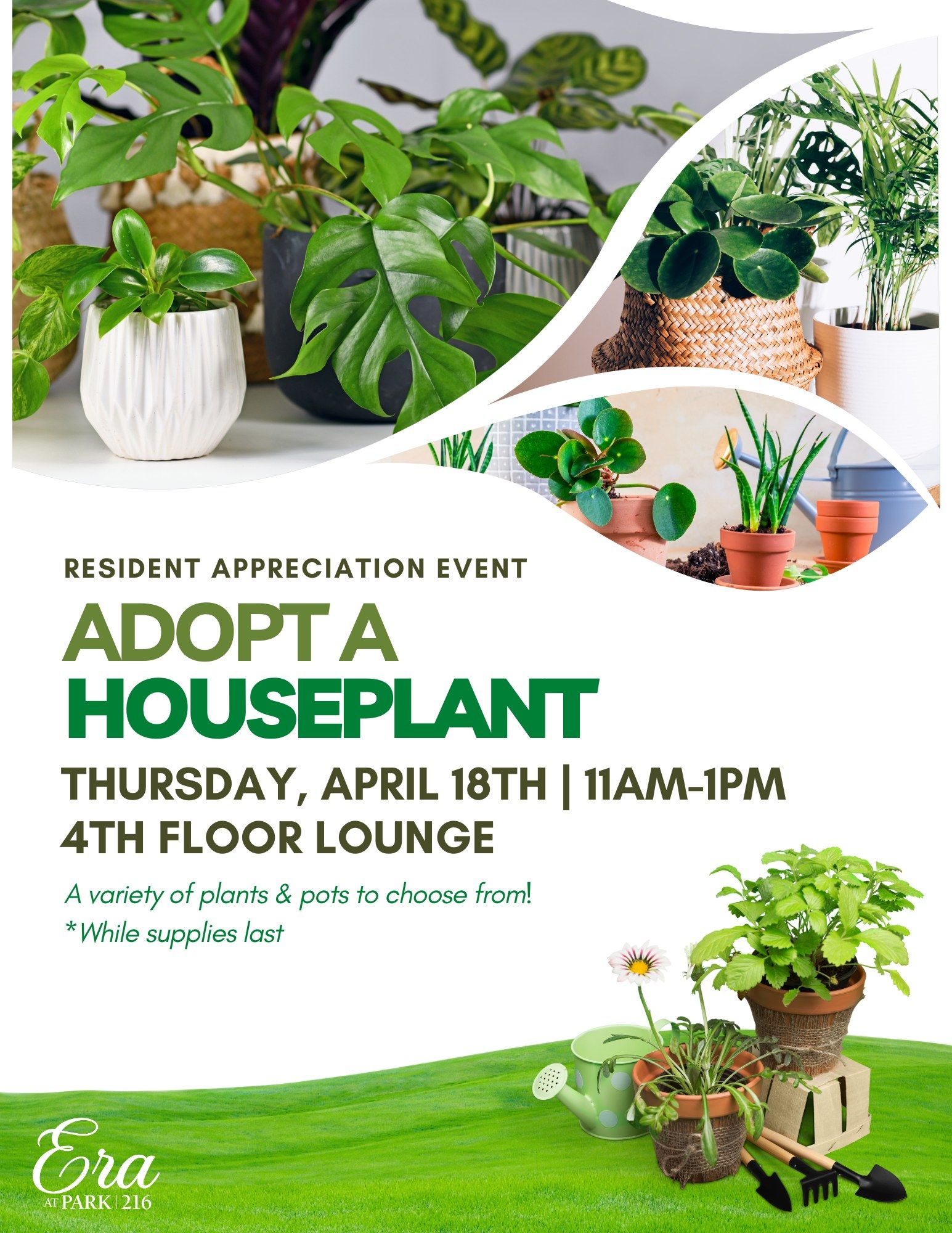 Adopt a Houseplant Resident Event