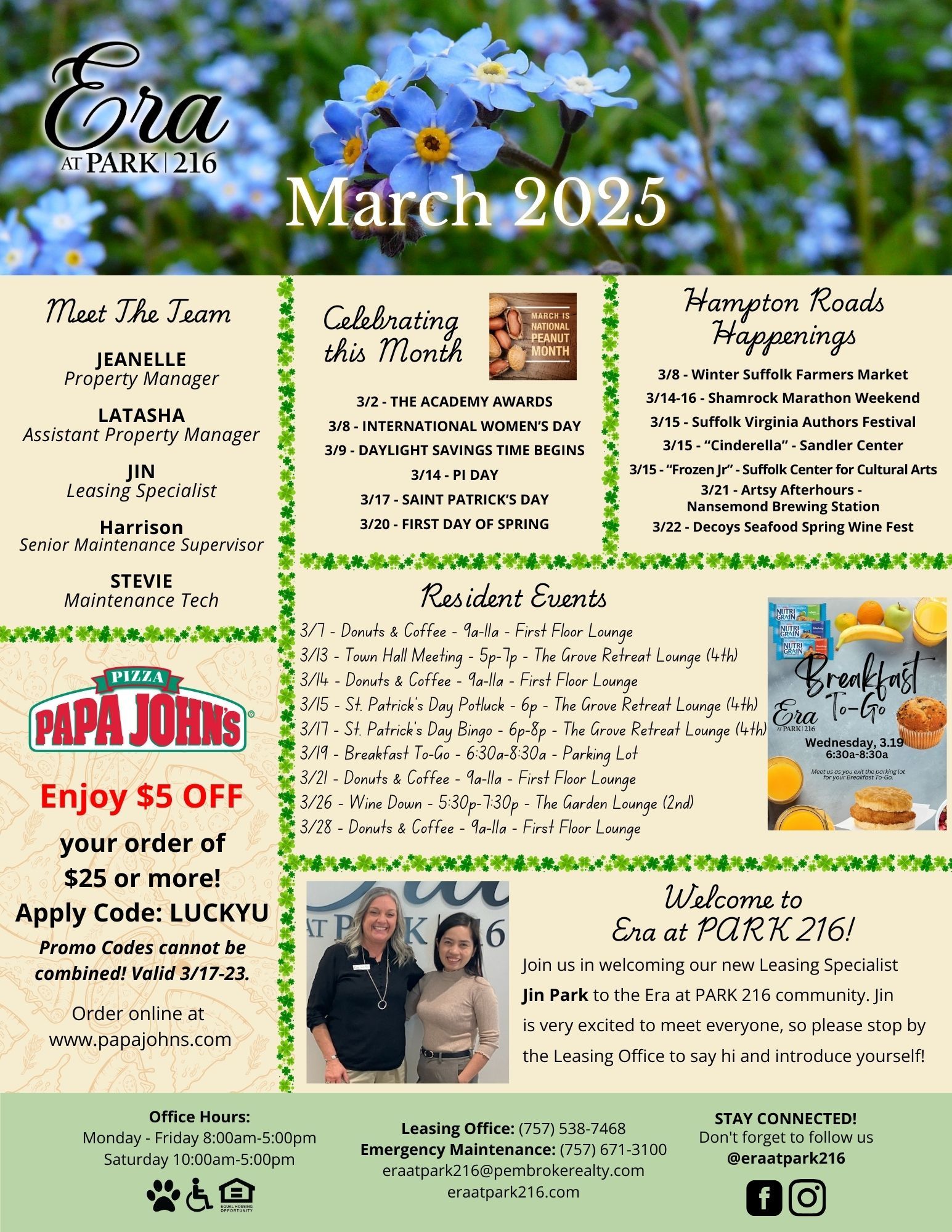 March 2025 Monthly Newsletter