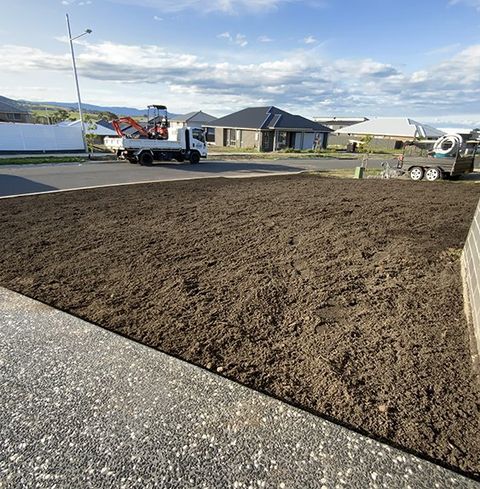 Newly Lawm & Turf — Accurate Earthworks from Lawn & Turf Installers in Wollongong, QLD