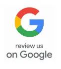 A google logo that says `` review us on google ''.