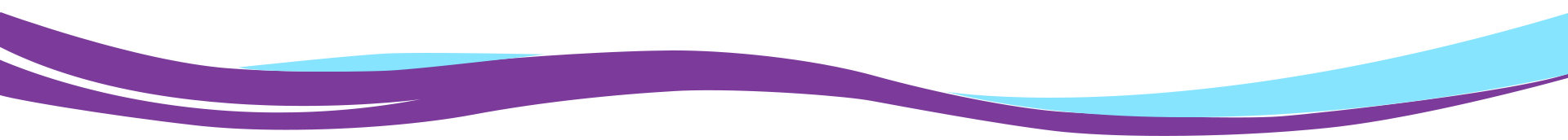 A pixel art of a purple and blue wave on a white background.