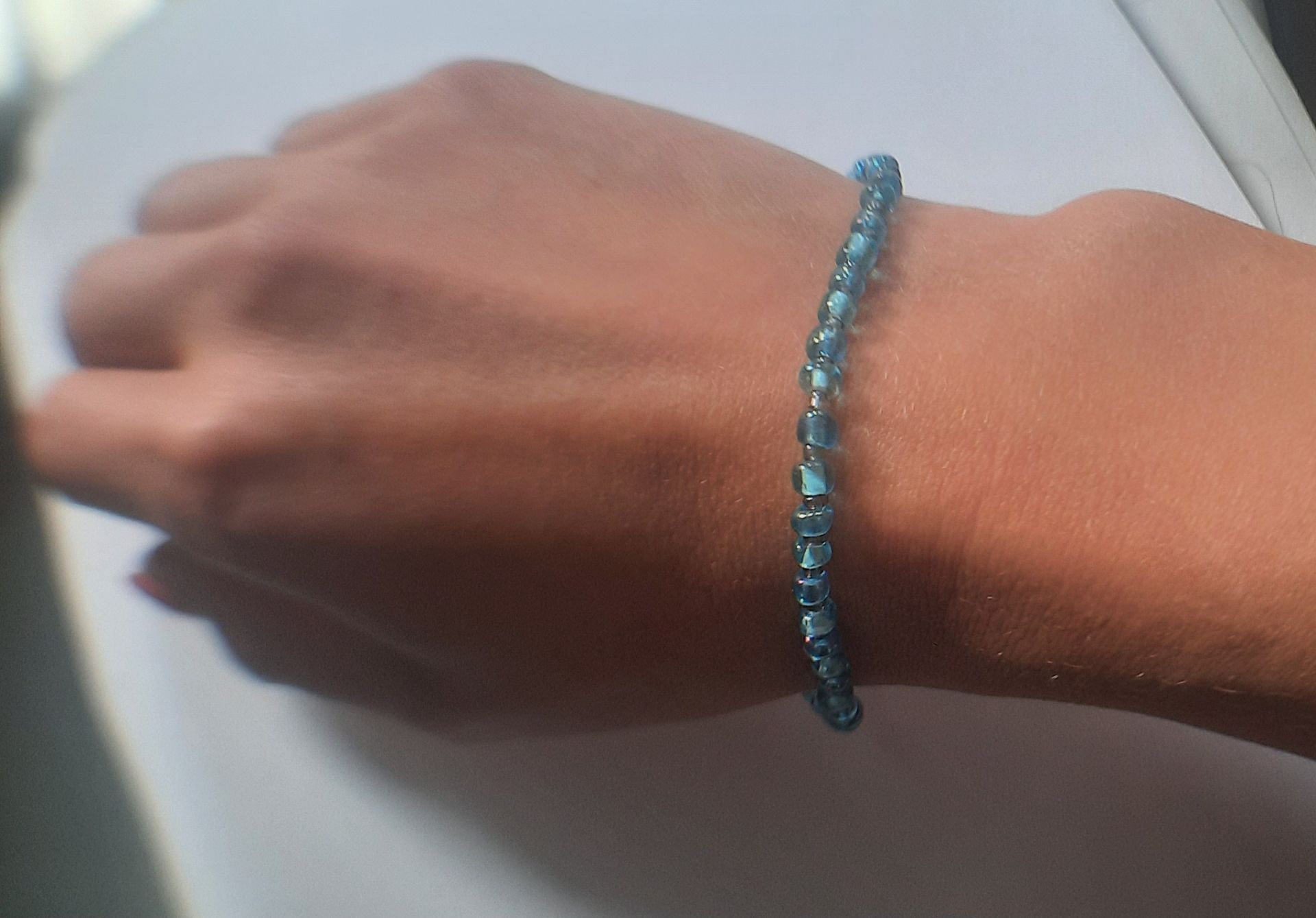 Armband blauw