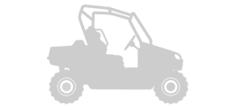 Gray side-view silhouette of an off-road utility vehicle with a roll cage.