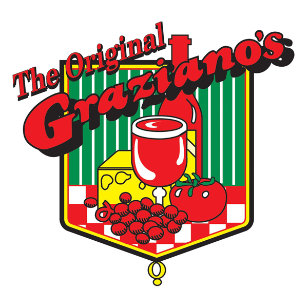 Black and white logo: silhouette of a coastal city with palm trees, lighthouse, and waves against a circular background.