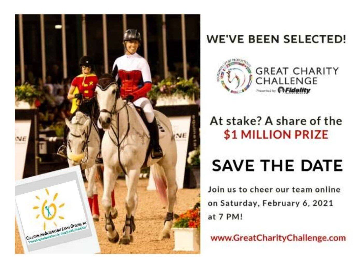 Great Charity challenge 2021 flyer