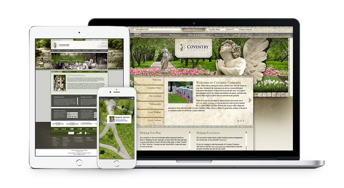 cemetery websites