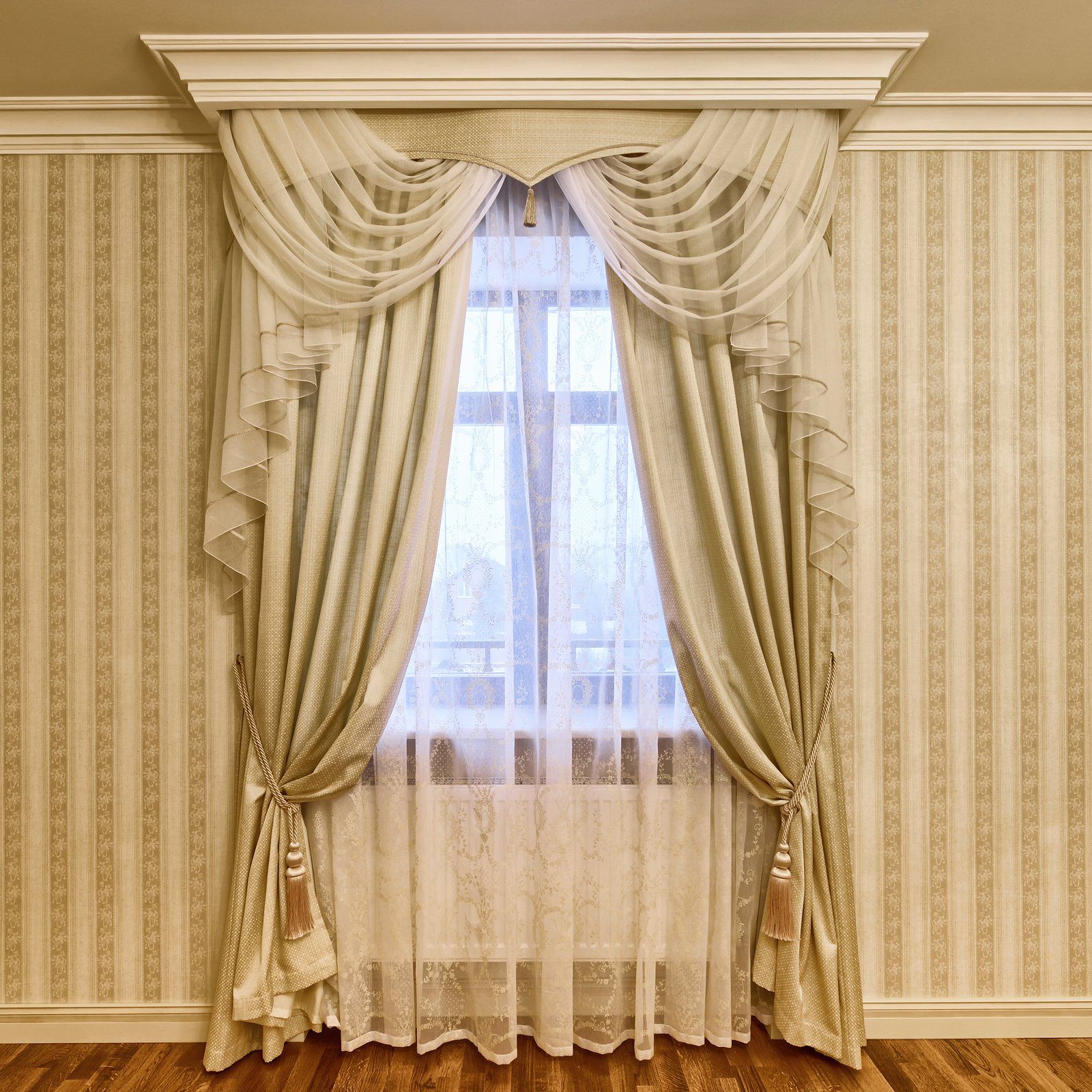 Elegant Brown Curtain