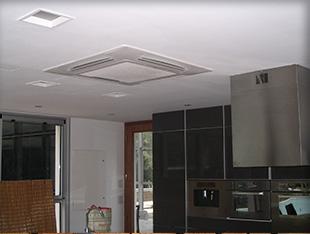 instalacion aires en techo