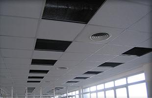 instalacion aires en techo