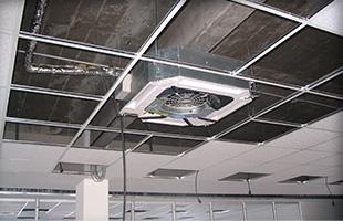 instalacion aires en techo