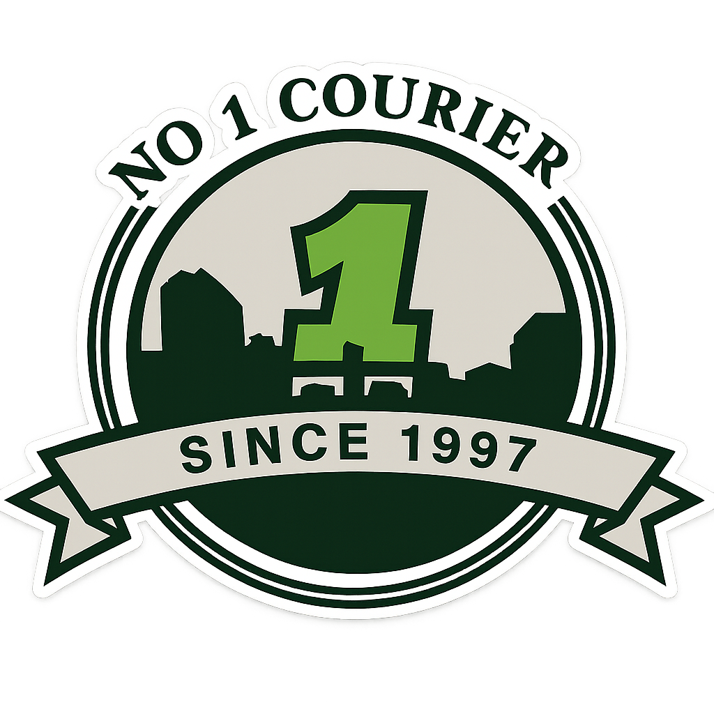 Number 1 Courier Logo