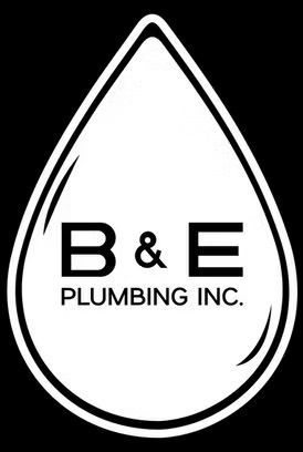 White teardrop logo with 