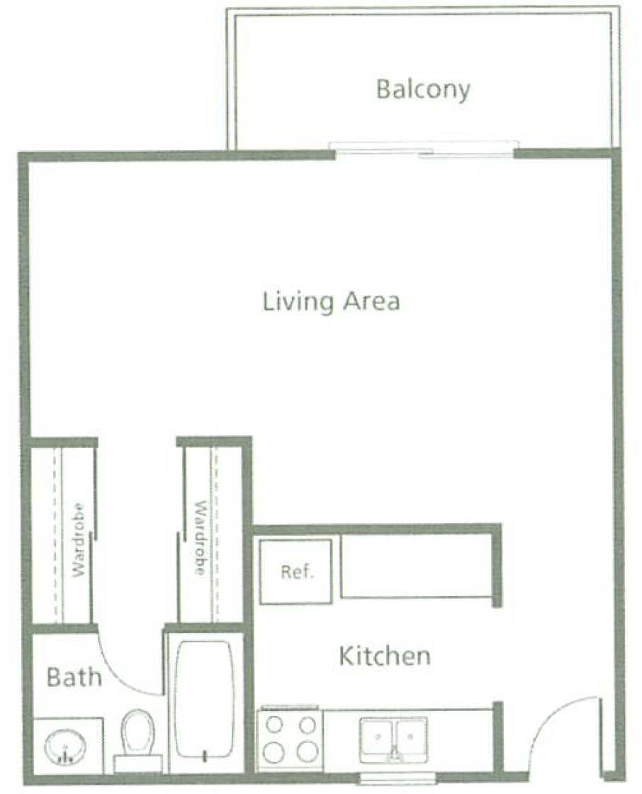 Studio Floorplan