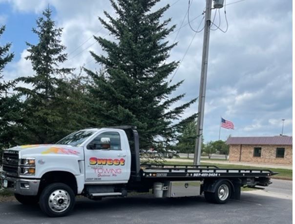 White Tow Truck — Owatonna, MN — Sweet Towing