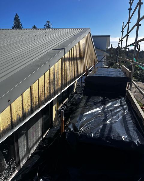 A Large Building with A Roof that Is Being Built — Northern Rivers Demolition & Asbestos in Skennars Head, NSW