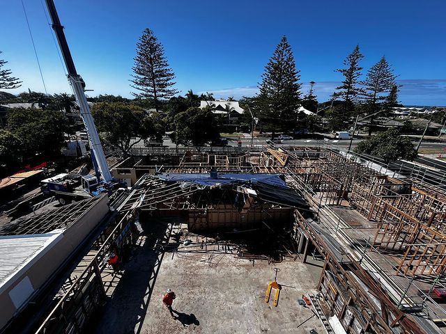 A View of A Construction Site with Trees in The Background — Northern Rivers Demolition & Asbestos in Tweed Heads, NSW