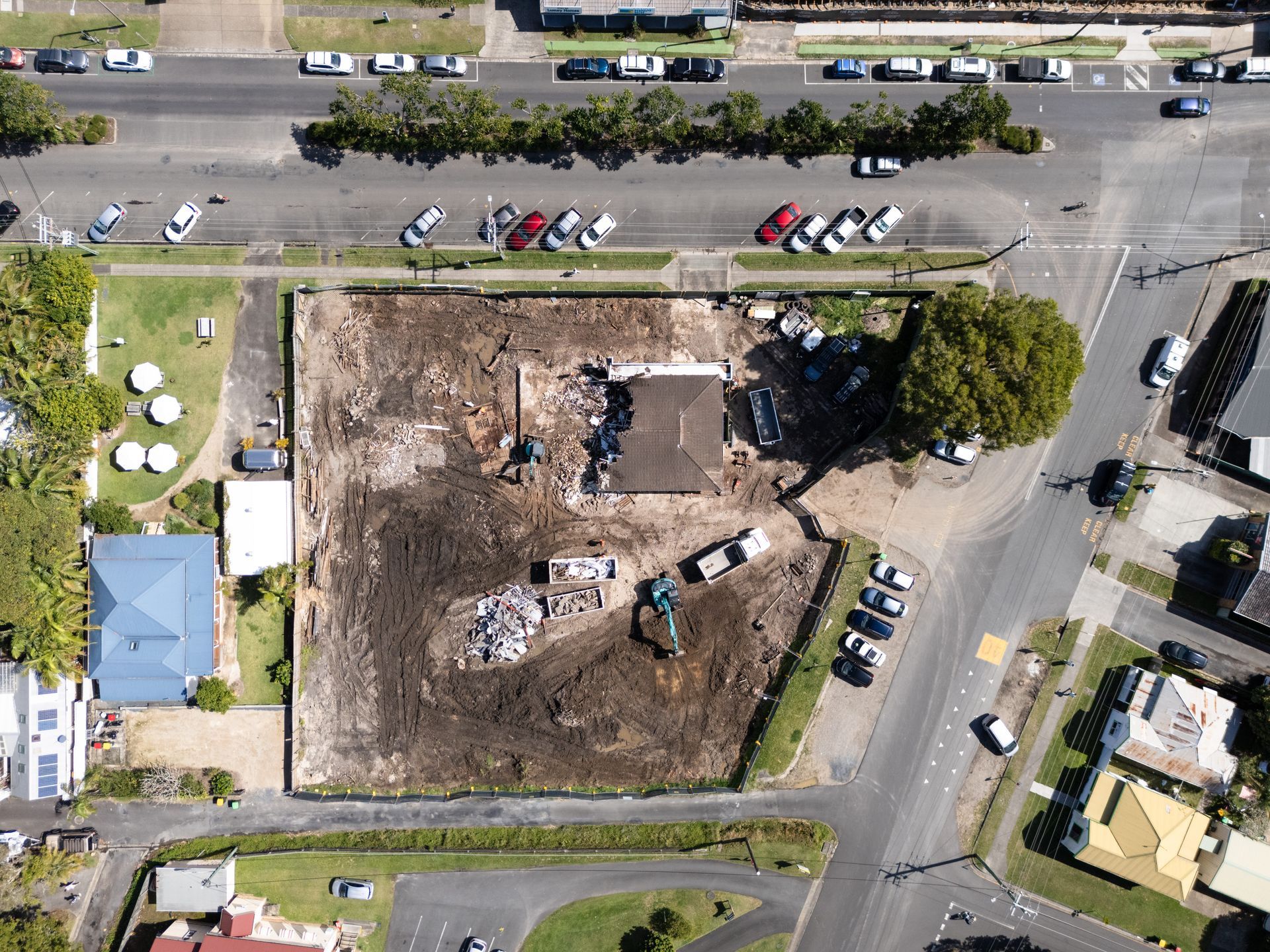 Birds Eye View Of A House Section On A Street - Northern Rivers Demolition & Asebestos