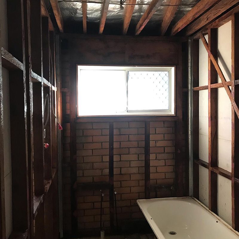 Bathroom Renovation With Recycled Sliding Window — Northern Rivers Demolition & Asbestos in Casino, NSW