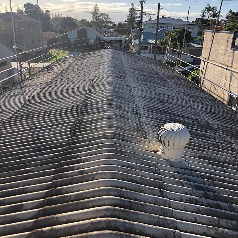 A Roof with A Ventilation Fan on Top of It — Northern Rivers Demolition & Asbestos in Grafton, NSW
