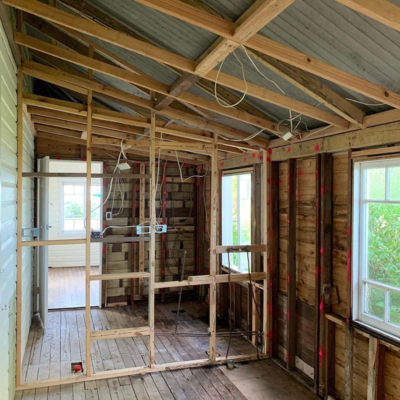 A Room with A Wooden Frame and A Ceiling — Northern Rivers Demolition & Asbestos in Tweed Heads, NSW