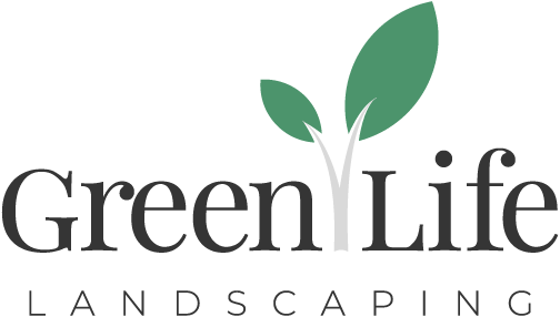 Green Life logo with green leaves above dark gray text on white background.