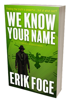 A book called we know your name by erik foge