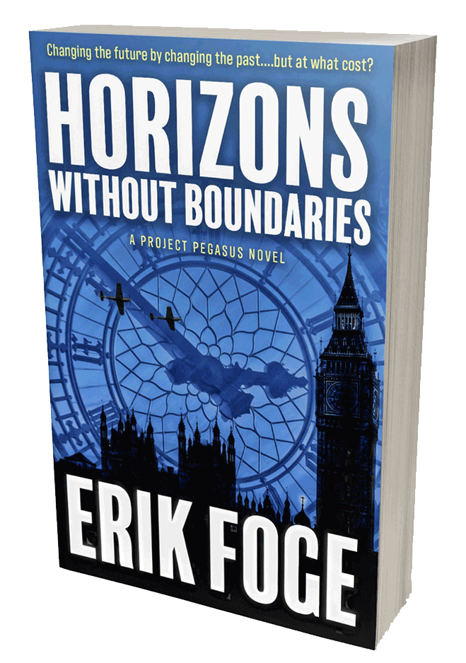 A book titled horizons without boundaries by erik foge