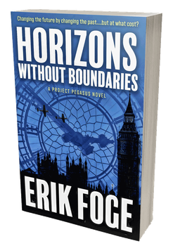 A book titled horizons without boundaries by erik foge