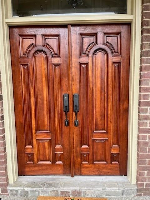 Refinish Wood Front Door