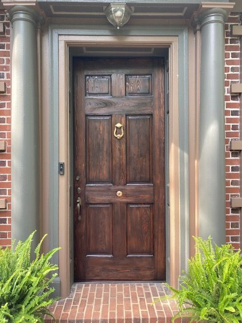 Exterior Wood Door Refinishing
