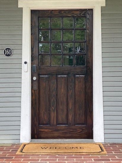 Vintage Wood Door After