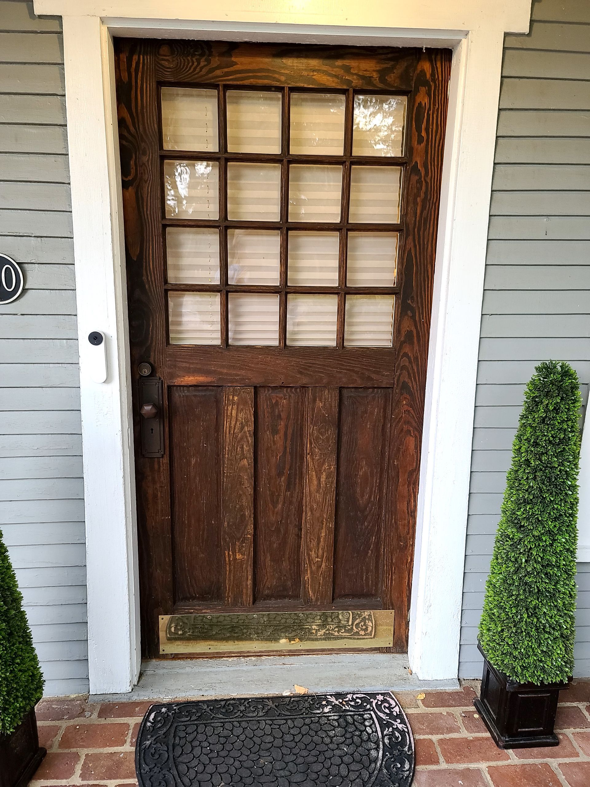 Vintage Wood Door Before