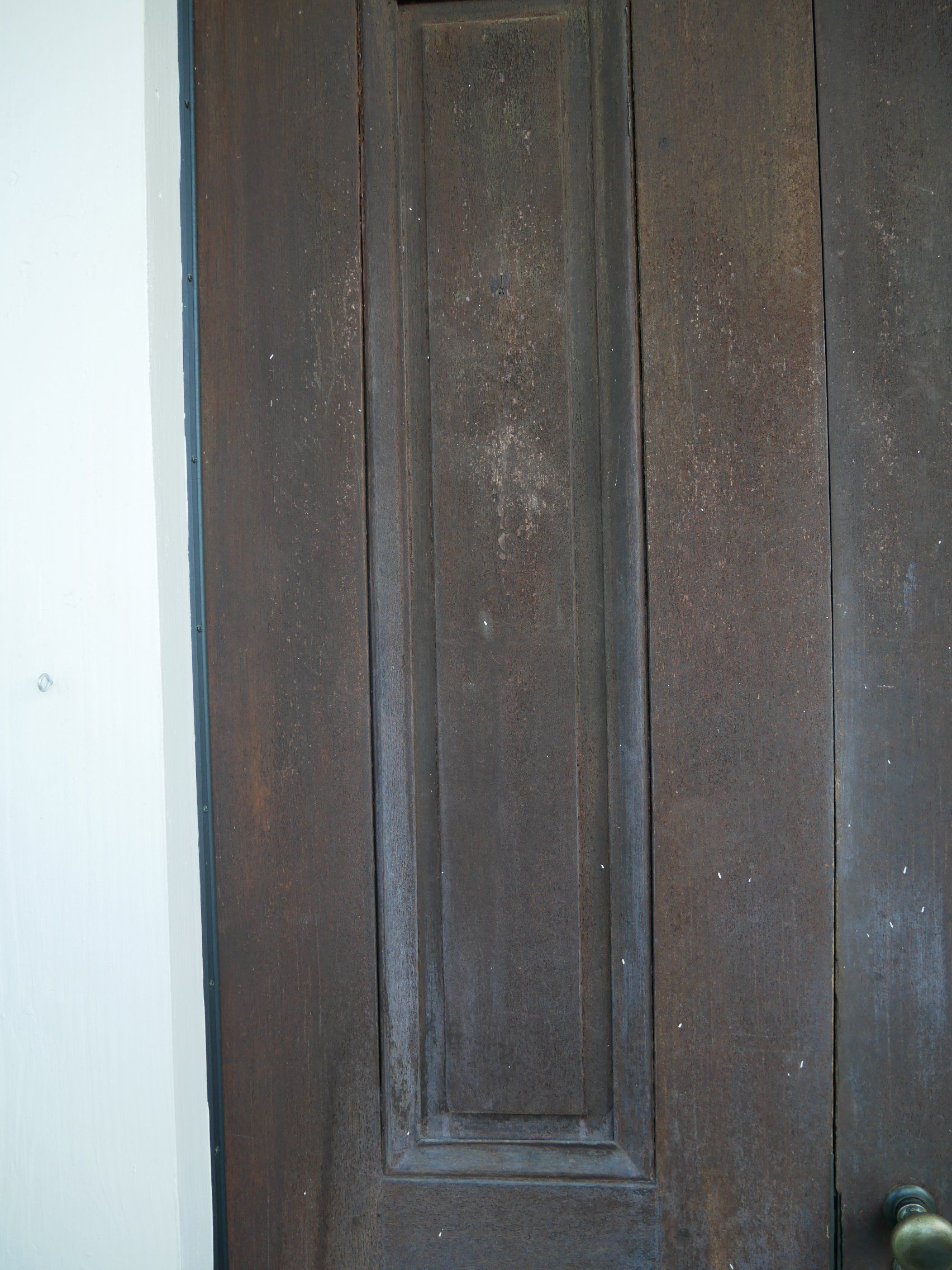 Restoration of 170 Years Old Door Before