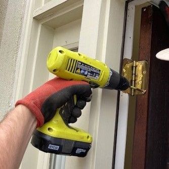 Hinge Removal Using a Drill