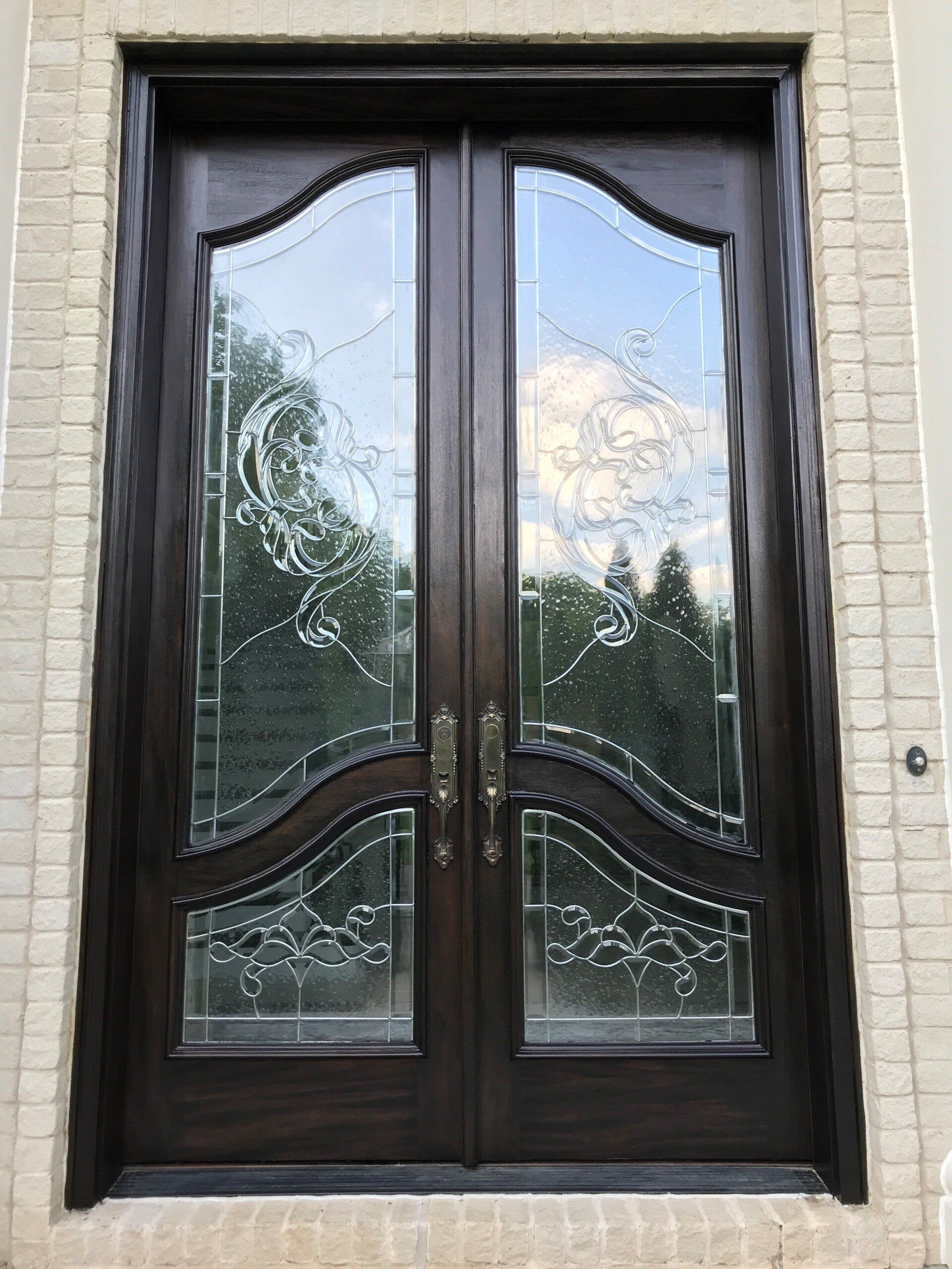 10ft Tall Mahogany Doors After