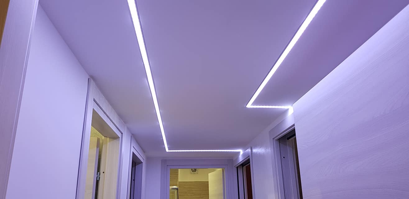 soffitto viola