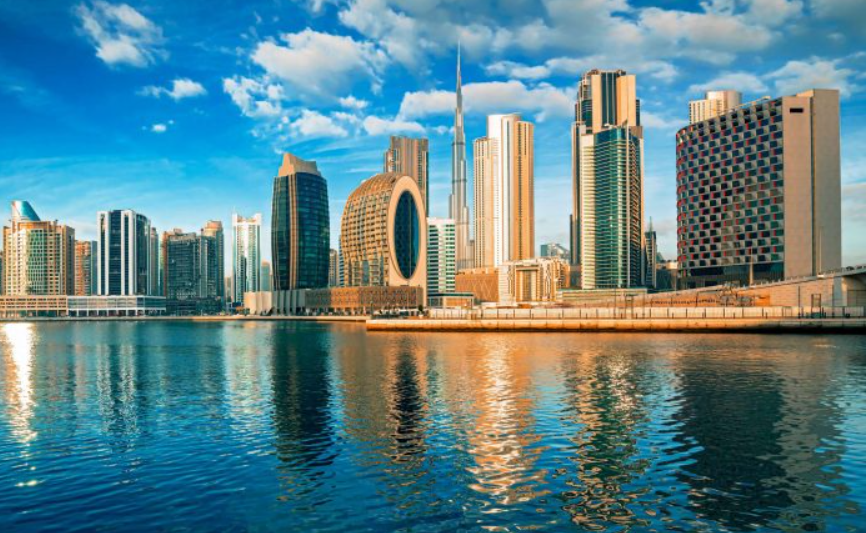 Straddling Dubai Creek, Business Bay is a contemporary financial district packed with corporate apartments buildings.