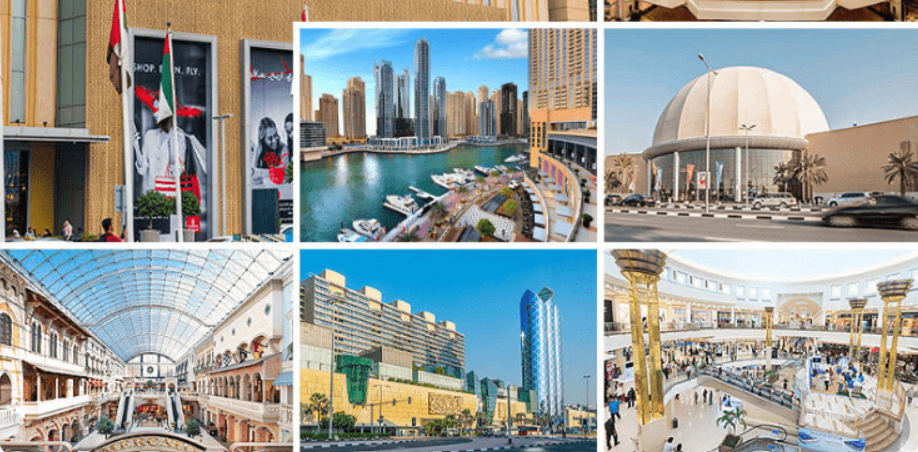Dubai boasts iconic shopping centers like Dubai Mall, Mall of the Emirates, and City Walk, offering luxury shopping, dining