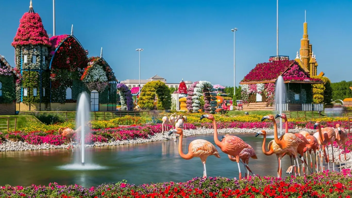 Dubai Miracle Garden is the world's largest natural flower garden, home to 150 million flowers.