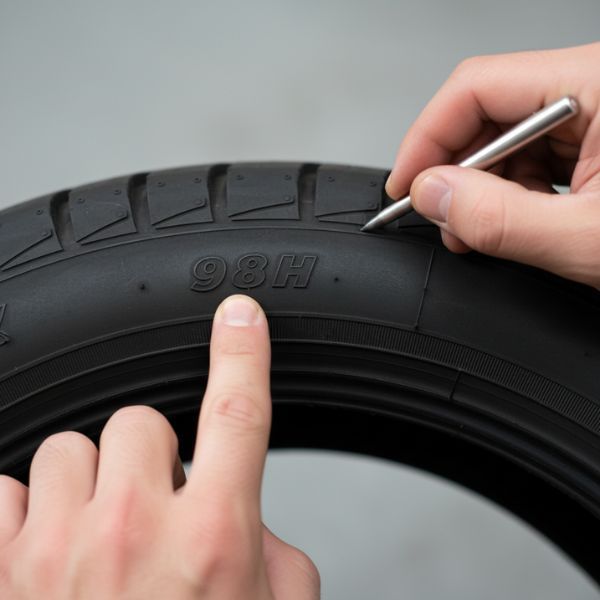 A pair of hands point to the