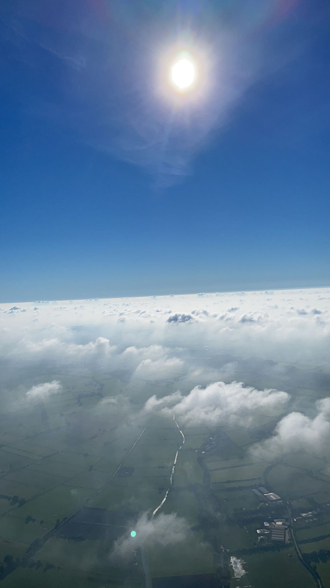 Blue sky white clouds