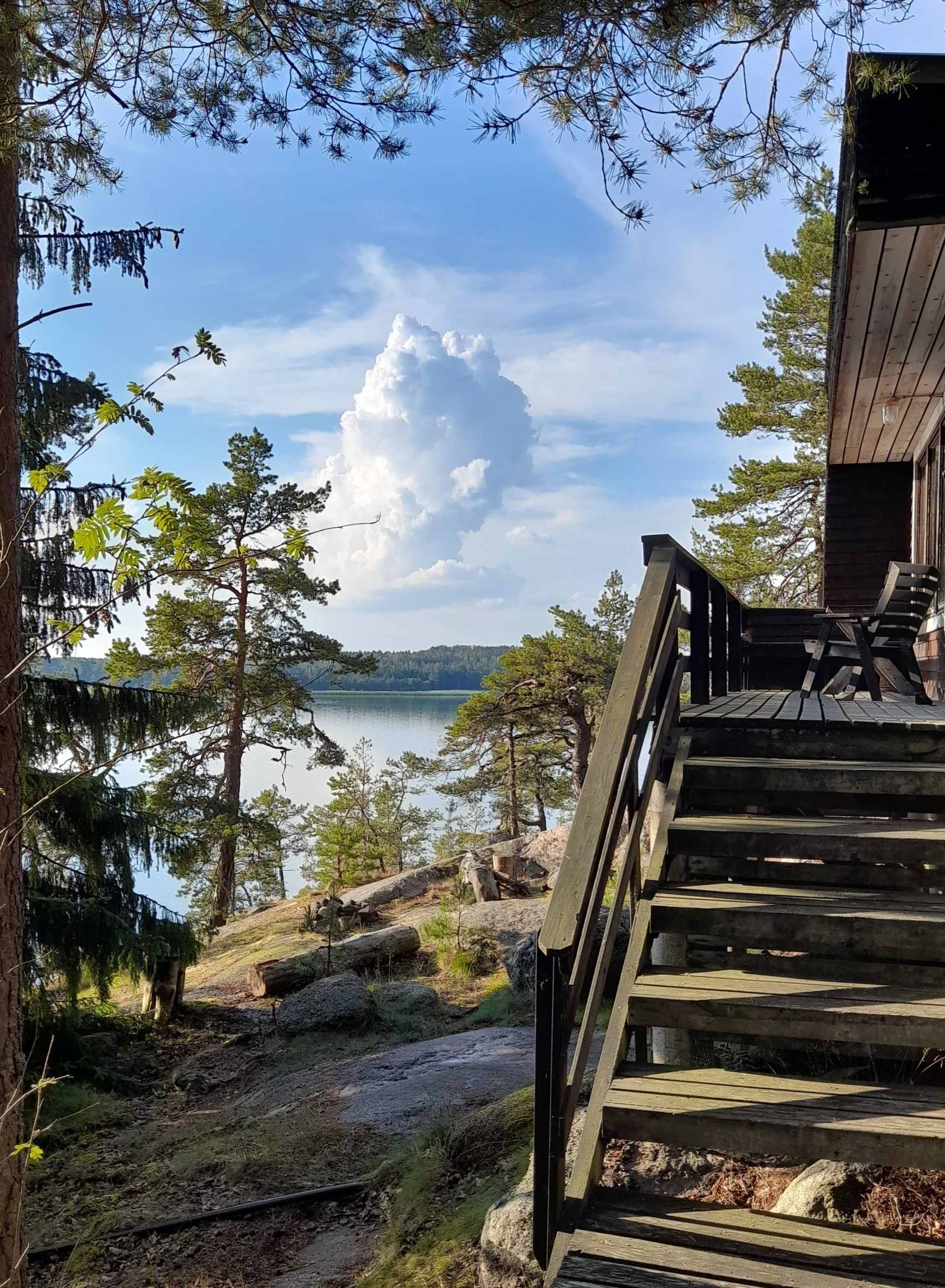 veranda, havsutsikt, sea view, merimaisema,